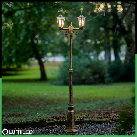 Gartenleuchte E27, Dekorative Außenlaterne 200cm BELLIS LUMILED