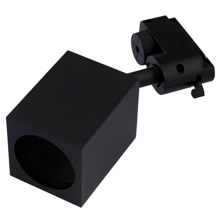 2m Stromschiene + 4x Schienenstrahler GU10 Schwarz Quadratisch LUMILED