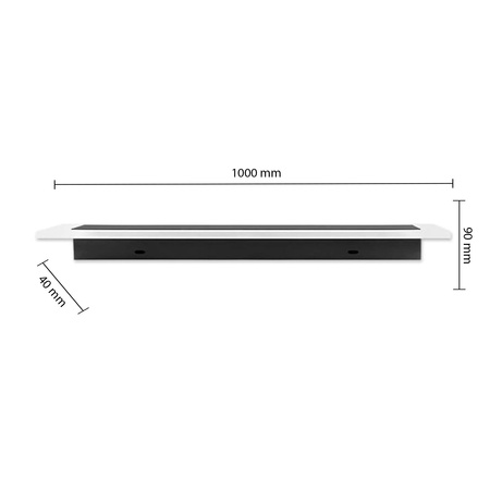 Gartenlampe LED Wandleuchte DURANGO 38W 100cm IP65 4500K