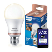 LED-Lampe E27 A60 8W = 60W 806lm 2700K Warm SMART WiFi Philips WiZ