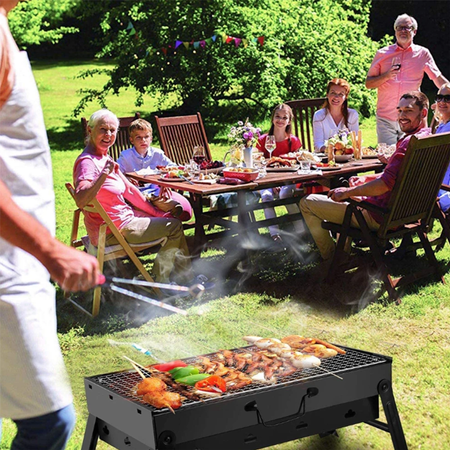 Holzkohle-Touristengrill faltbar, tragbare Tasche