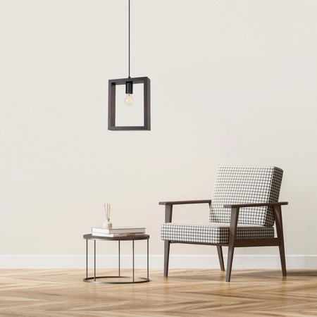 ARIES E27 Wenge Skandinavische Pendelleuchte SOLLUX