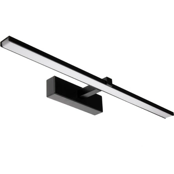 LED-Spiegelleuchte 18W, Badezimmer-Wandleuchte 1100lm Schwarz neutral 90cm VENUS LUMILED