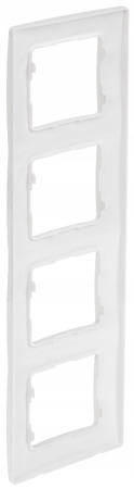 Vierfachrahmen für Lichtschalter und Steckdosen weiß LEGRAND NILOE