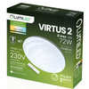 Plafond LED-Anbauleuchte VIRTUS2 72W IP44 CCT Weiß Rund 50cm + LUMILED PILOT