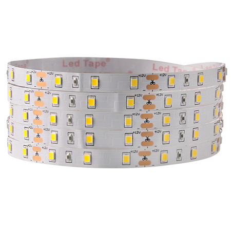 LED Streifen 12V 10W 300LED 2835 Kalt 8mm 5m