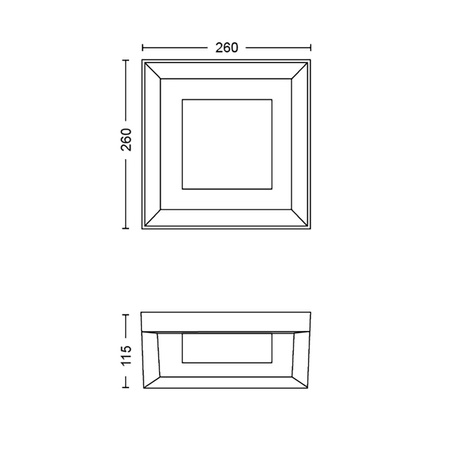 Philips HUE Econic Verandaleuchte Außenlampe 17438/30/P7