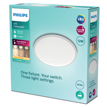 Plafond LED-Deckenleuchte CAVANAL 12W 2700K 25cm Dimmbar PHILIPS
