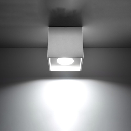 QUAD 1 GU10 Spot Anbauleuchte Minimalist weiß SOLLUX