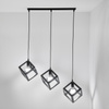 TALUS Decke Pendelleuchte Geometrischer Pendelwürfel für LED 3x E27 LUMILED