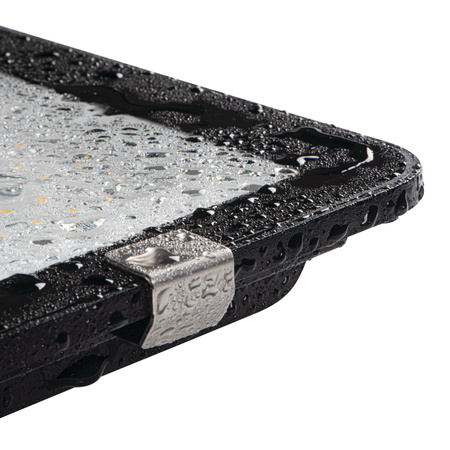 Flutlicht Halogen LED Lampe 150W 21000lm 4000K Neutral 110° IP65 IK08 Schwarz FL Kanlux