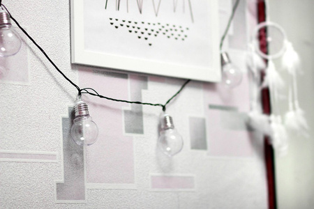 Solar Garland Garden Outdoor Decorative Light Chain 2M 10x LED BULBS