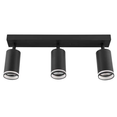 LED PARIS 3 x GU10 Schwarz GOLDLUX (Polux) LED-Decken-/Wandleuchte