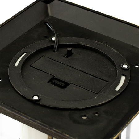 LED-Solar-Gartenlampe hängende Patina-Laterne 27 cm