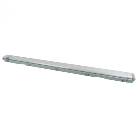 Hermetische Leuchte 120cm Lampe IP65 + 2x LED-Leuchtstoffröhre T8 G13 18W 6500K kaltweiß Ecolight