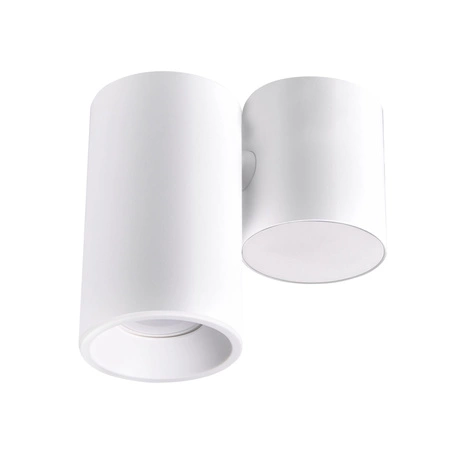 HOBRO GU10 Aufbau-Deckenleuchte Tube Spot beweglich weiß GOLDLUX (Polux)