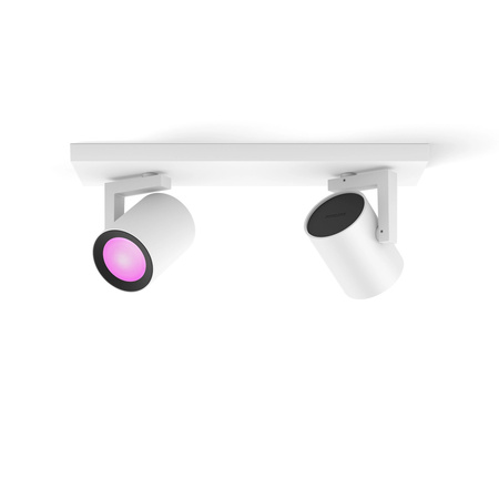 Philips HUE Weiß und Farbe Ambiance Lampe Argenta 2x4.2W Bluetooth Zigbee