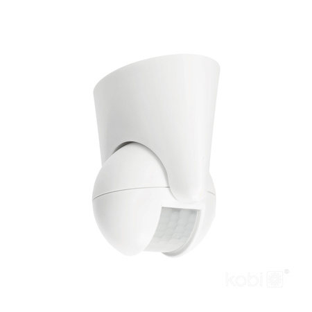 PIR-Bewegungs- und Dämmerungsmelder LX39 180ST WHITE KOBI