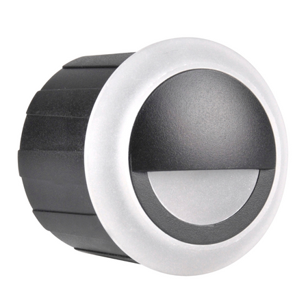 LED-Garten-Treppenleuchte 3W 40lm IP44 4000K schwarz Q4 GOLDLUX (Polux)