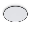 Plafond LED-Anbauleuchte OZZIET 36W 2700K 50cm Schwarz Rund PHILIPS Deckenleuchte