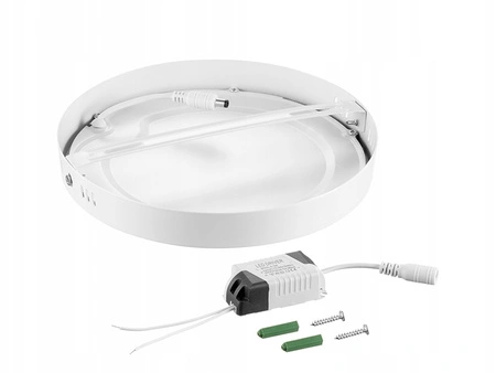 LED-Panel Deckenleuchte 12W 960lm 2700K Warmes Anbaugehäuse Rund weiß Proma Masterled