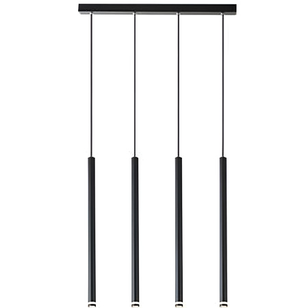 PIERO 4xG9 Verstellbare Pendelleuchte für die Decke Schwarz MASTERLED