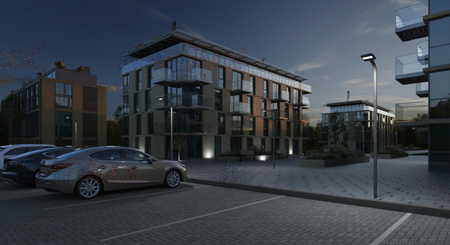 Parkleuchte LED Grau 30W 3900lm 4000K Neutral IP65 Kanlux