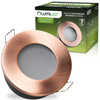 Einbaustrahler GU10, Einbauspot HALOGEN hermetisch für Badezimmer IP44 Kupfer AQUA LUMILED