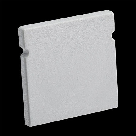 Endkappe für Aufputzprofil KM38 voll Kunststoff, Grau LUMILED