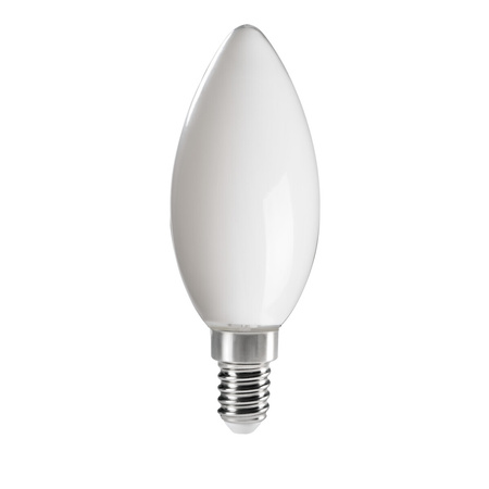 LED Lampen XLED C35 KERZE E14 4.5W 470lm 2700K Warm Glühfaden Milch KANLUX