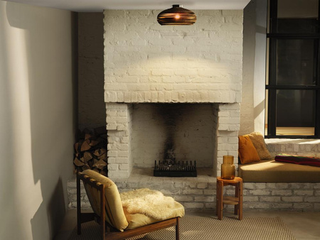 Dekorative Deckenleuchte E27 Pappe Braun Dekor Ledvance