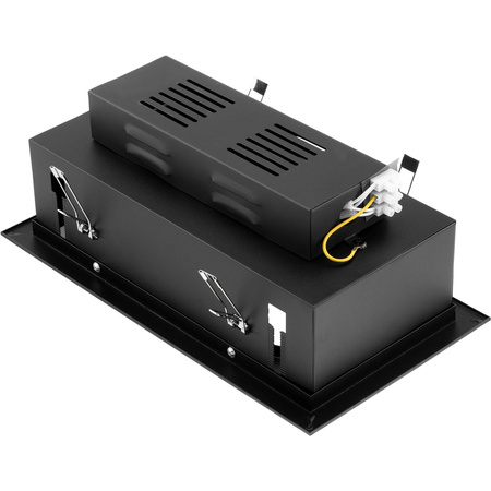 Einbaustrahler 2x GU10, ES111 Einbauspot HALOGEN Rechteck beweglich Schwarz CANIS LUMILED