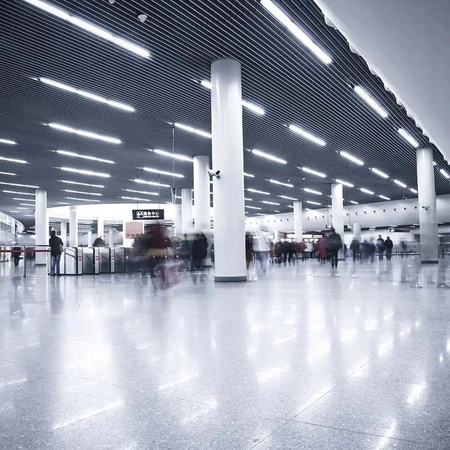 Hermetisch staubdichte Leuchte 2x18W G13 230V IP65