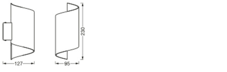 SMART+ WIFI Wandleuchte Smarte Wandleuchte 12W ORBIS TWIST BLACK LEDVANCE