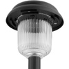 LED SOLAR Gartenlampe schwarz eingebettet 6000K kaltweiß 41cm