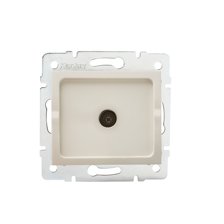 TV-Antennensteckdose Creme LOGI KANLUX