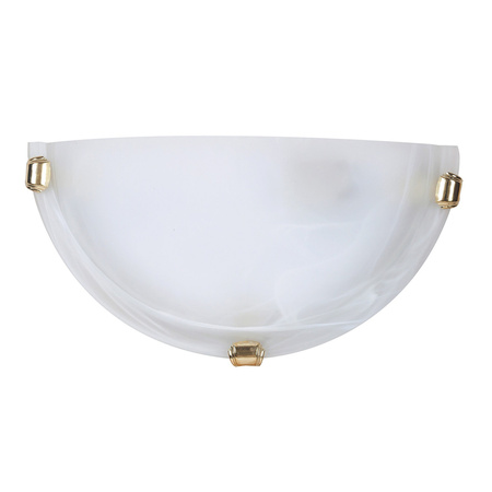 Semi-Plaf Wandleuchte LED E27 Weiß Classic Alabastro 3001 Rabalux