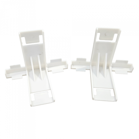 Aufputz-Klemmrahmen für LED-Paneele 60x60 Aluminium Hoch 70mm Weiß Ecolight