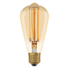 Dekorative LED-Glühbirne ST64 Edison E27 8.8W = 60W 806lm 2200K Warm 320° Filament Dimmbar Vintage 1906 Osram
