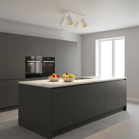 LED-Deckenleuchte Wand- und Deckenleuchte 4 xGU10 MARIBEL Weiß GOLDLUX (Polux)