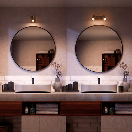 Reflektor-Deckenleuchte 3x GU10 IP44 Schwarz Kosipo Philips