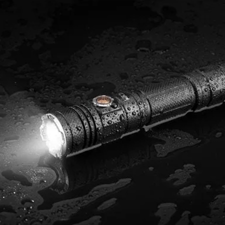 Taktische LED-Taschenlampe Leistung IP44 10W 1200lm Professional VAYOX