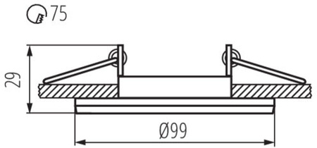 COLIE MR16 GU10 bewegliche Halogen-Deckenleuchte weiß matt Kanlux