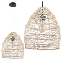 Decke Hängelampe E27 Beige Schwarz Sakura Sanico Goldlux