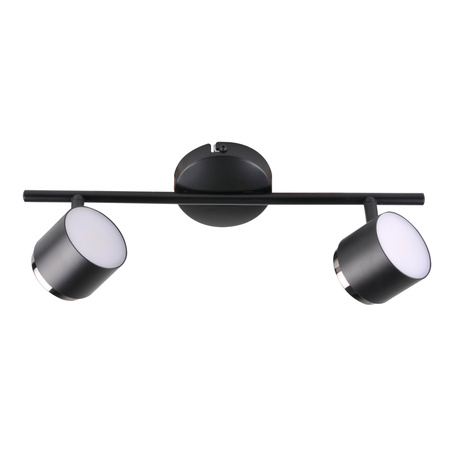 LED-Streifenlampe Decken- und Wandleuchte 8,4W KUBIK 2 Schwarz 3000 K GOLDLUX (Polux)