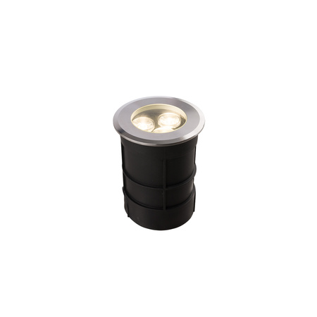 PICCO LED Bodenmontage-Gartenlampe L 9104 IP67 3W 3000K Silber Nowodvorski