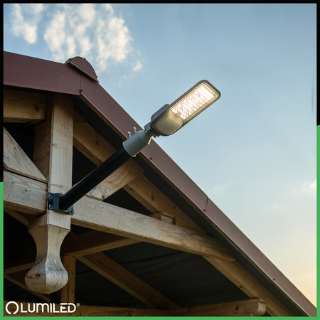 LED-Straßenlampe LUXOS2 Industrie-Straßenleuchte 50W 7000lm 4000K IP65 ALS LUMILED