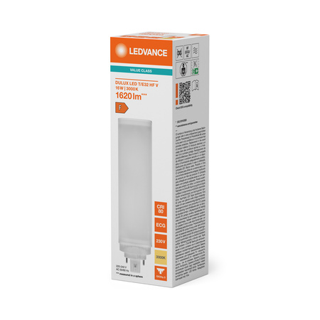 LED Lampen DULUX GX24q-3 16W = 32W 1620lm 3000K Warmweiß LEDVANCE