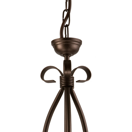 ADELLE Hängende Deckenleuchte 3xE27 Weiß Holz Klassisch LM-3.6 Lamkur