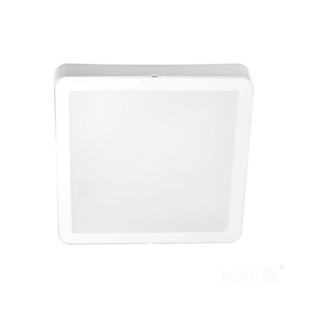 LED-Deckenleuchte Aufbaumontage 18W 1800lm 4000lm Neutral 120° Weiß IP40 IK03 Sigaro Kobi